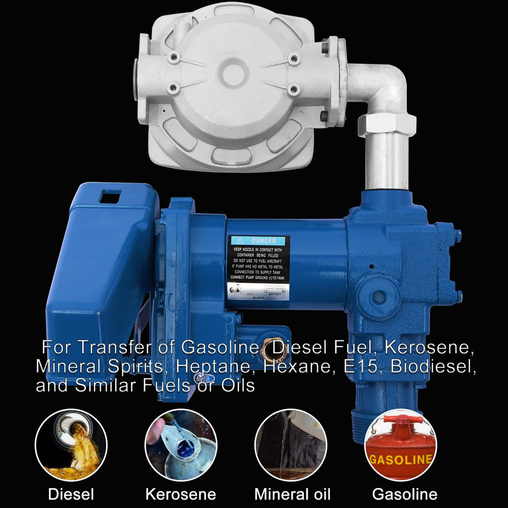 caqeg integrated inlet screen to filter debris during transfers.