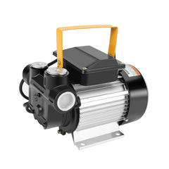 caqeg portable electric oil pump in use on site.