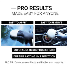 CAR GUYS Liquid Wax offers a super slick finish with showroom appeal.