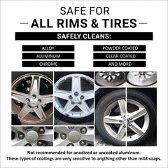 Safe on alloy and chrome wheels with CAR GUYS Wheel Cleaner