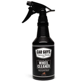 CAR GUYS Wheel Cleaner bottle closeup showing ready-to-spray gel for wheels