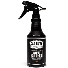 CAR GUYS Wheel Cleaner bottle closeup showing ready-to-spray gel for wheels