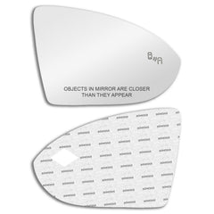 CAR MIRROR BAZAR blind spot passthrough glass for Volkswagen, easy aftermarket upgrade.