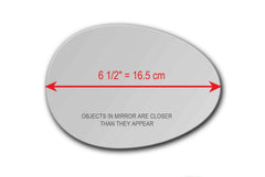 CAR MIRROR BAZAR shows a 16-5cm diagonal for proper fit