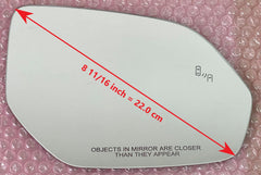 CAR MIRROR BAZAR full-size adhesive contoured to matching Atlas shape