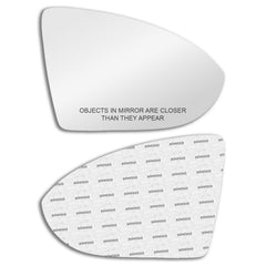 CAR MIRROR BAZAR replacement glass for right-side VW Golf GTI, fit and quick install.
