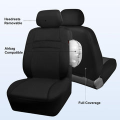 CAR PASS 3D air mesh seat cover breathable texture detail.
