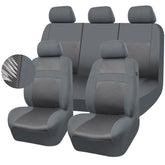 CAR PASS 3D air mesh seat cover front view adds stylish protection and comfort.