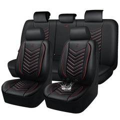 CAR PASS 3D foam seat cover in red and black protects seats during daily driving