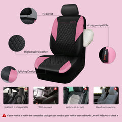 CAR PASS seat cover features a 5mm sponge layer for added cushioning.