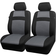 CAR PASS air mesh front seat cover offers breathable comfort and a bold look.