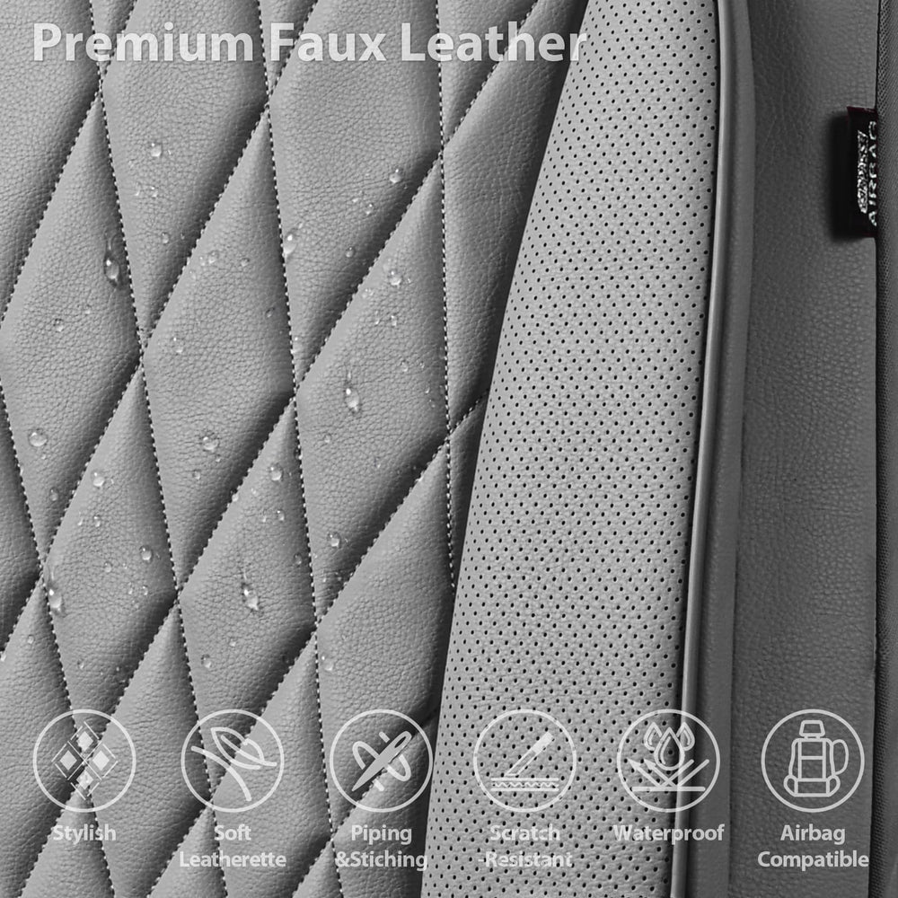 car-pass airbag compatible front seat cover preserves safety while covering