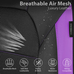 CAR PASS airbag-compatible openings maintain safety integration.