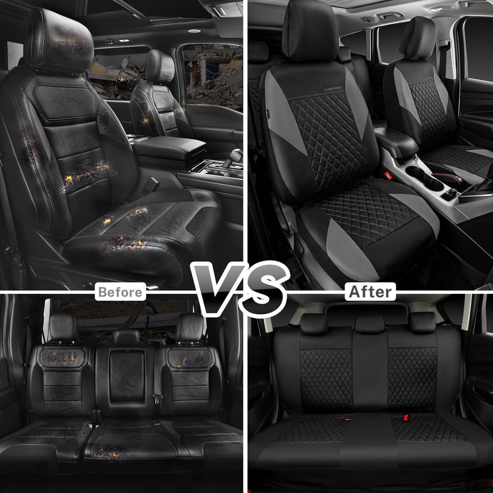 CAR PASS waterproof PU seat cover material keeps interiors clean in daily use.