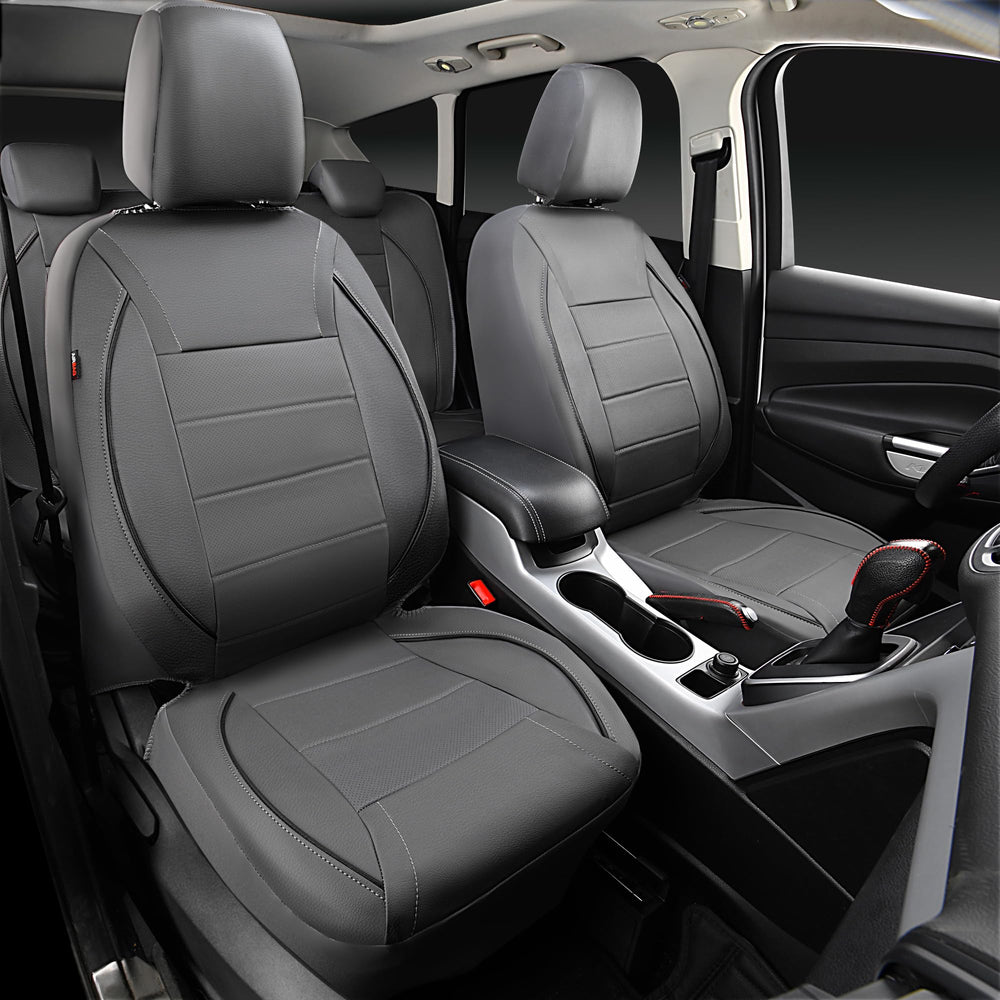 CAR PASS airbag-compatible seat cover side view demonstrates safe, compatible design.