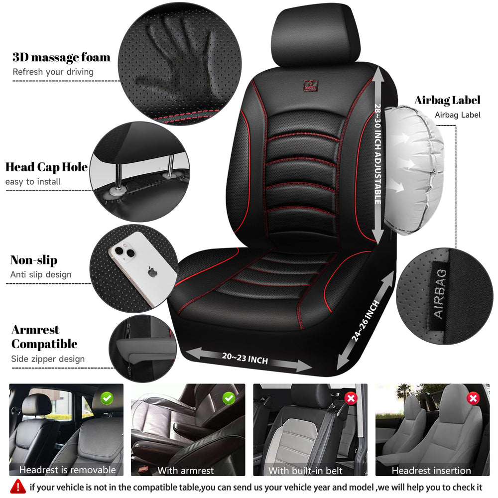 CAR PASS airbag-compatible seat cover preserves safety while updating your interior