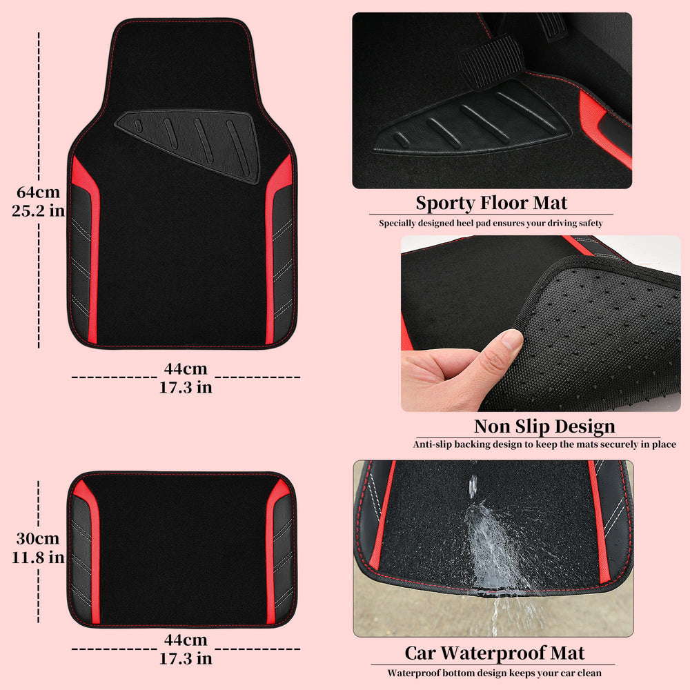 CAR PASS airbag compatible seat cover with openings for safe deployment