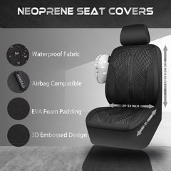 CAR PASS all-weather non-slip keeps seats stable in rain or snow