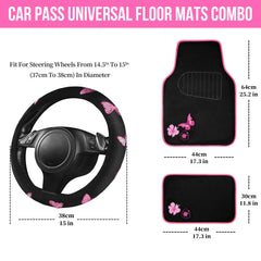 CAR PASS anti-slip backing keeps mats in place during driving