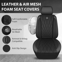 CAR PASS Anti-slip bottom with storage pocket keeps cover in place