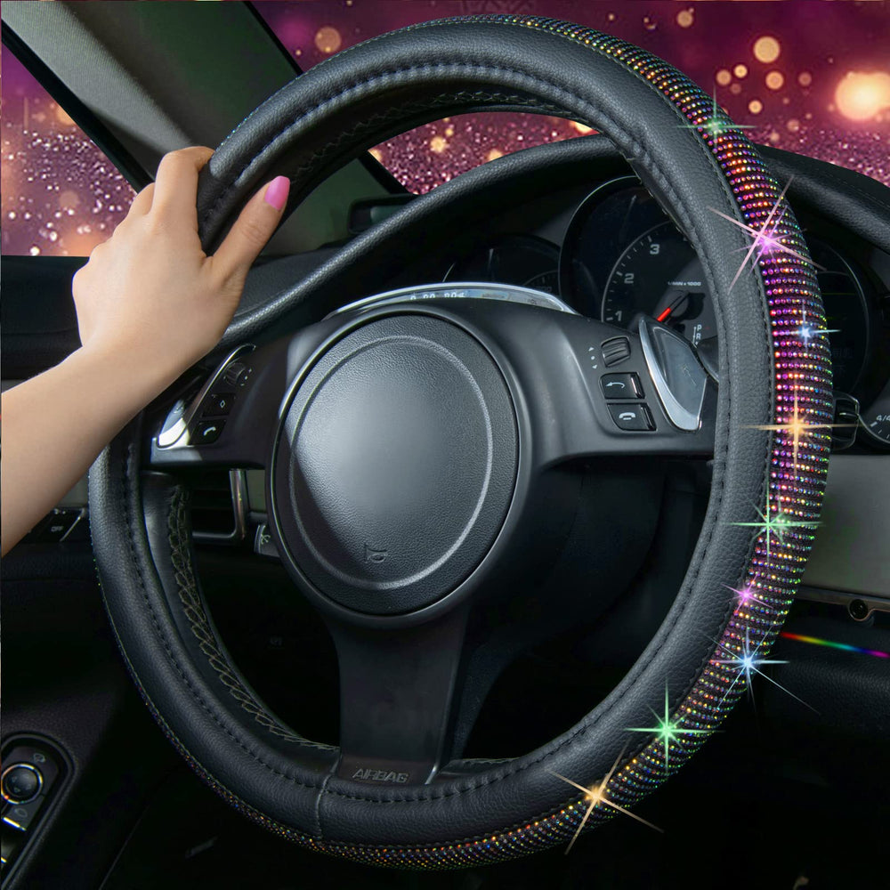 Inside anti-slip rubber points help keep steering steady.