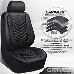 CAR PASS anti-slip seat cover prevents shifting during driving