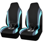 CAR PASS AquaShield front seat cover in black mint protecting the seat against spills