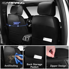 CAR PASS armrest airbag-compatible covers preserve safety deployment and fit with armrest.