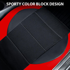 CAR PASS black and red colorway adds sporty interior accent