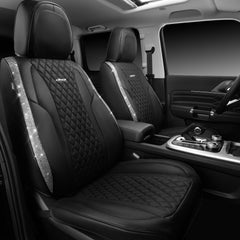 CAR PASS Bling Diamond back seat cover adds sparkle and seat protection