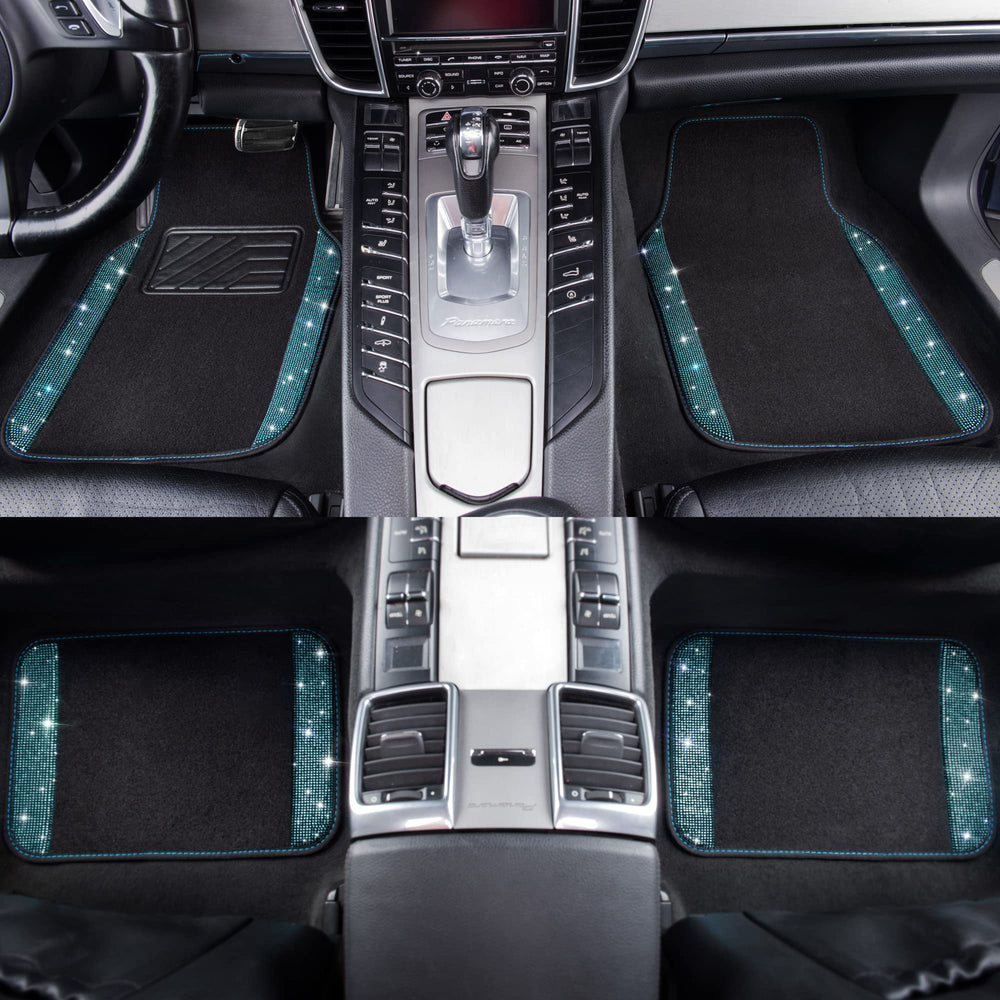 Anti-slip back design of CAR PASS floor mat keeps in place