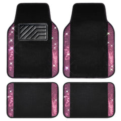 CAR PASS bling diamond floor mat rhinestones adds sparkle to your car.