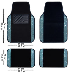 Universal fit CAR PASS floor mats for cars, SUVs, sedans, vans