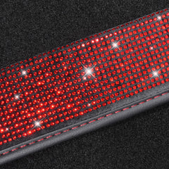CAR PASS rhinestone mats catch sunlight for a bright cabin feel.