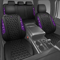 CAR PASS Bling diamond interior look for a glamorous cabin