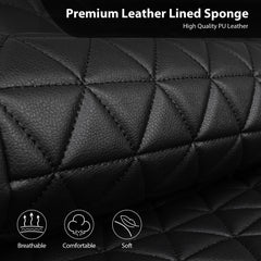CAR PASS Bling diamond seat texture close-up showing rhombus pattern