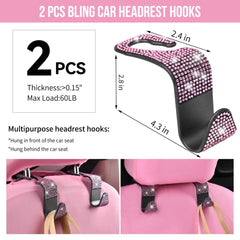 CAR PASS bling pink vent trim brings sparkle to interiors.
