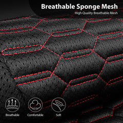 CAR PASS breathable mesh keeps you cool during long trips.