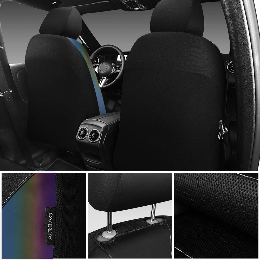 CAR PASS breathable poly outer layer enhances ventilation during commutes.