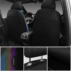 CAR PASS breathable poly outer layer enhances ventilation during commutes.