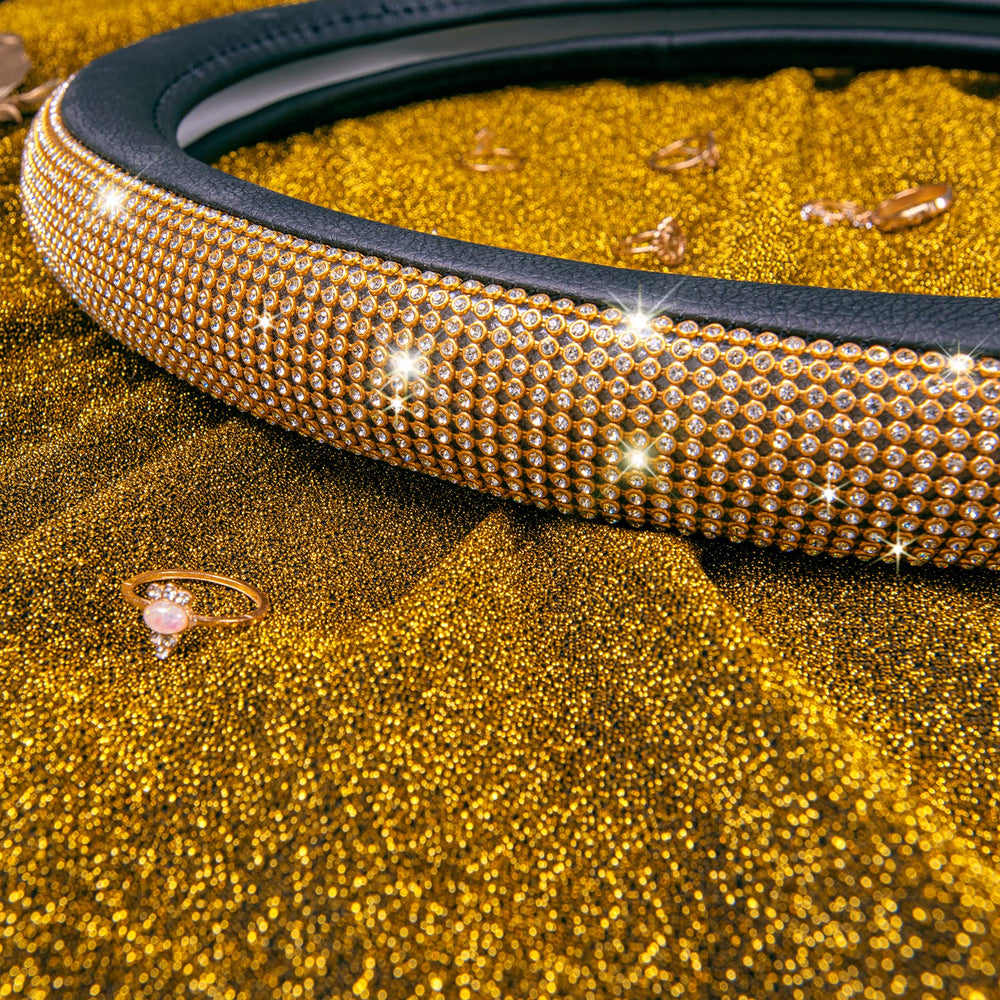 CAR PASS crystal rhinestones close-up highlighting sparkling embellishments.