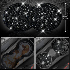 CAR PASS diamond gear cover protects your gear shifter while sparkling under lights