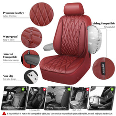 CAR PASS diamond stitching adds luxury detail and interior enhancement.