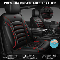 CAR PASS diamond stitch design adds luxury and texture to any cabin