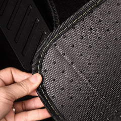 CAR PASS driver heel pad reduces wear at pedal area