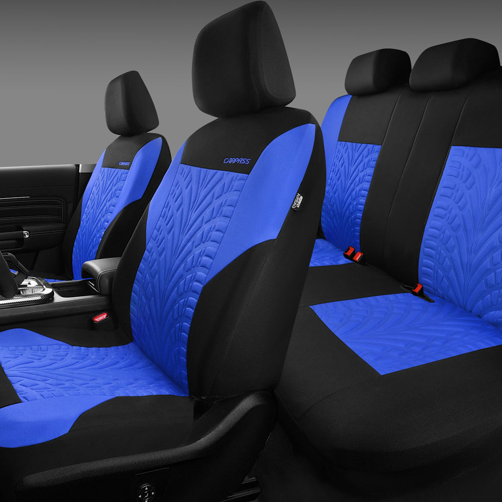 CAR PASS durable fabric protects seats from spills and daily use