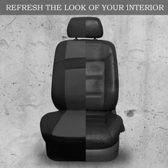 CAR PASS durable fabric seat cover protects against daily wear in family cars