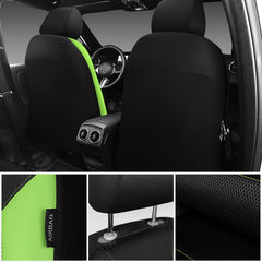 CAR PASS easy-install front-seat cover simplifies upgrading your vehicle interior.