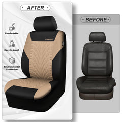 CAR PASS quick-install seat covers enable fast, tool-free setup