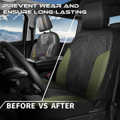 CAR PASS embossed 3D design adds stylish texture to the interior.